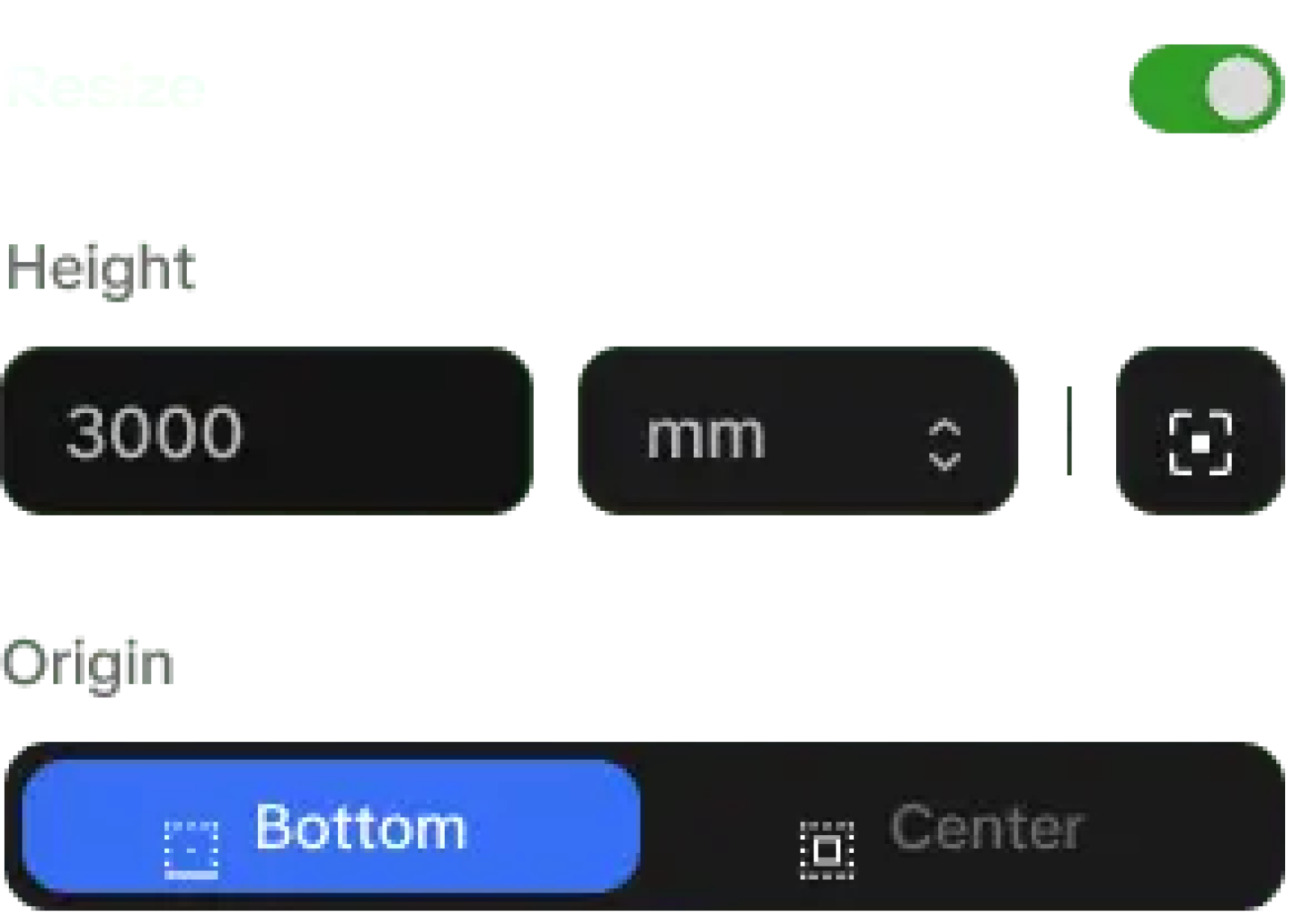Resize and Pivot Tool